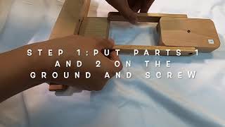 How to Assemble  Artify Wood Artist Easel