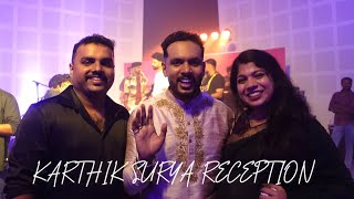 KARTHIK SURYA Reception day vlog #karthiksurya #marriage #parvathynandu