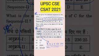 Series & Analogy (श्रृंखला एवं सादृश्य) l UPSC CSAT Prelims PYQ 2021