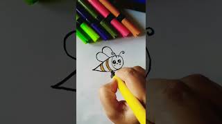 B for bee🐝 # shorts # shortsvideo # ytshorts # youtubeshort # kidsdrawing # KuKuClass # coloring