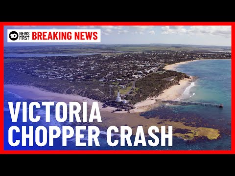 Three Injured After Helicopter Crashes Into Water Off Victorian Coast | 10 News First