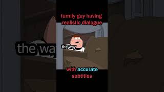 subtitling the iconic couch scene #familyguy #real #subtitles #shorts