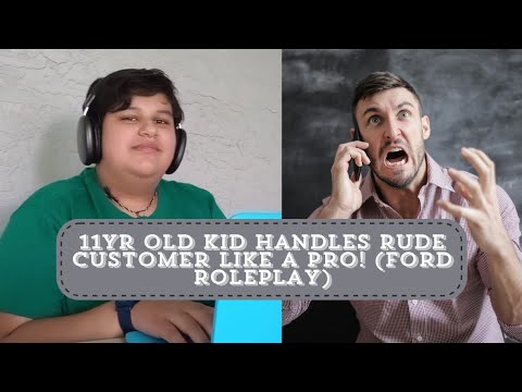 11yr Old Kid Handles Rude Customer Like a Pro! (Ford Roleplay)