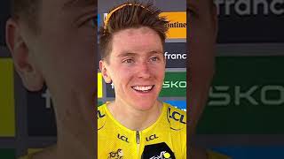 ¿Le vio sufriendo a Vingegaard? Tadej Pogacar Etapa 15 #TdF2024