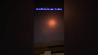 Iranian Ballistic Missiles Intercepted Over Qatar By Patriot System!