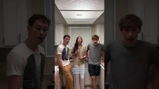 Kitchen harmony, Shallow #singing #siblings #singingreels #coversong #ladygaga #shallow