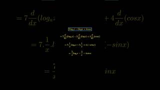 differentiation math short video #maths #shorts #manim #shortvideo
