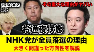 【終了】なぜNHK党は全員落選したか 今後の課題と明るい未来 #政治 #立花孝志 #浜田聡 #nhk党 #参議院議員選挙 #参政党