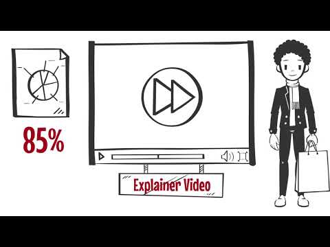 I will make an attractive whiteboard animation sales video