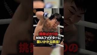 【挑発ばかりのMMAファイターに襲いかかる鉄槌！】#格闘技#mma #総合格闘技 #ボクシング#shorts