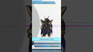 Alphamon NX #shorts #short #digimonstorycybersleuth #digimon #digimonstory #gamer #gameplay