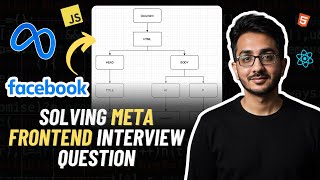 Solving Meta's Frontend Interview Question | Virtual DOM to Real DOM