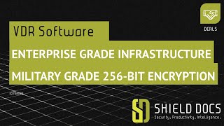 Military grade 256-bit encryption  | enterprise grade  Virtual Data Room | ShieldDocs | M&A Cloud