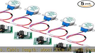 Longruner 5X Geared Stepper Motor 28byj 48 Uln2003 5v Stepper Motor Uln2003 Driver Board with Ardui
