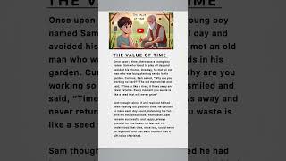 The value of time || English moral story || English short story  💫