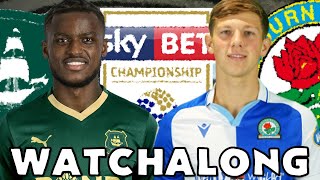 Plymouth Argyle vs Blackburn Rovers - LIVE Watchalong