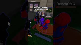 THANOS CHILL😂 #roblox  #fightinaschool #devvnomg