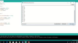 Código y Monitor serial. Pulsador