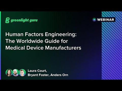 Human Factors Engineering: The Worldwide Guide for Medical Device Manufacturers