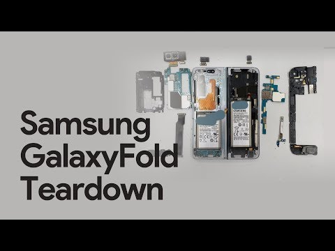 Samsung Galaxy Fold Teardown Disassembly