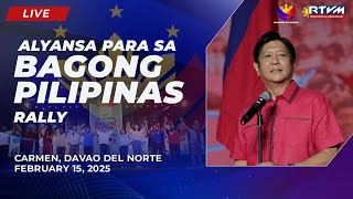 Alyansa para sa Bagong Pilipinas Rally in Davao del Norte 02/15/2025