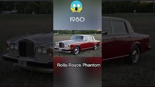 Evolution of Rolls-Royce Phantom  (1925~2022)#shorts
