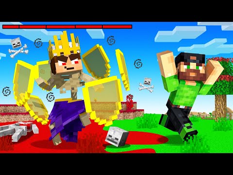 Using WIND CHARGES in Minecraft Corruption Tag