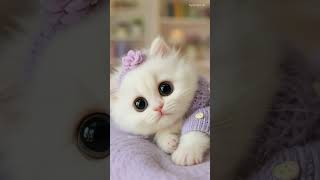 Are you mad, little kitten? Or just pretending? 😾😸#cutecat #cute #cat #catlovers #kitten #shorts