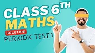 Class 6th MATHS, Pt-1 , REAL PAPER 2025-26