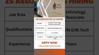 ZS Associates Careers #job #techruiter #hiring #techrecruitment