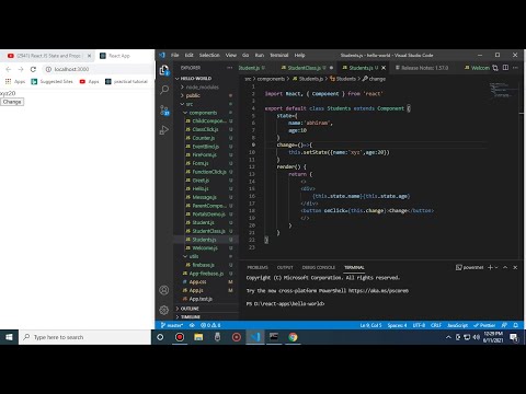 Reactjs state in class component