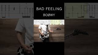 BAD FEELING【TAB譜】BOØWY 布袋寅泰 #shorts