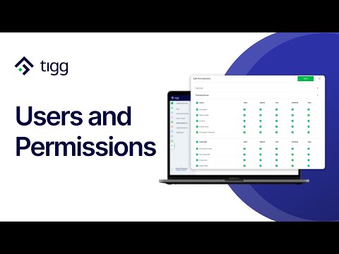 Managing Users and Permissions in Tigg
