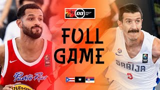 Puerto Rico 🇵🇷 v Serbia 🇷🇸 | Men | Full Quarter-Finals | FIBA 3x3 World Cup 2025 | 3x3 Basketball