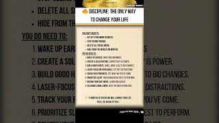 🔥 Discipline: The ONLY Way to Change Your Life