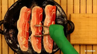 스톱모션 요리 삼겹살 Stop Motion Cooking SAMGYEOPSAL ASMR claymation clay animation [W MOTION]