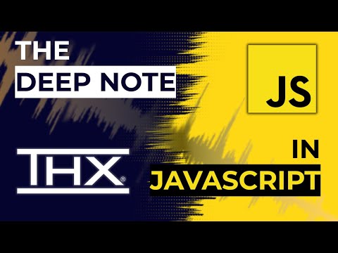 I made the THX DEEP NOTE in JAVASCRIPT