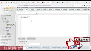 MySQL ALTER TABLE Statement - SQL Edit Table In DATABASE Query? - CodeMeta MySQL Tutorial