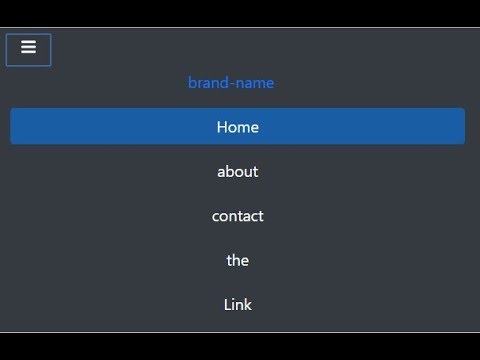 Responsive navigation bar in html and css (use - bootstrap)