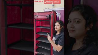 Best portable wardrobe unboxing😀😀 | Glowsilk pvc collapsible wardrobe  #shorts #ytshorts  #wardrobe
