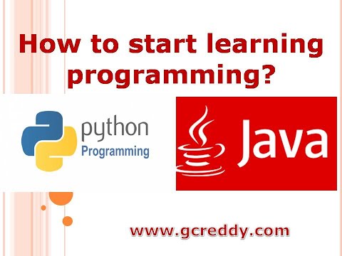 How to start learning programming? | G C Reddy |