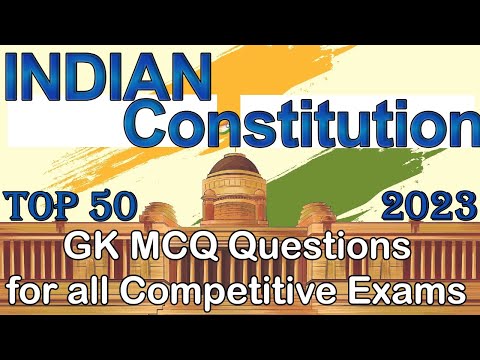 Indian Constitution Questions MCQs for LAWCET , UPSC, SSC, AIBE 2025 | 50+ Q&A #indianconstitution