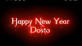 Happy New Year 2022 | Black Screen Status | New Year Status | Boy Attitude Shayari Status 2022