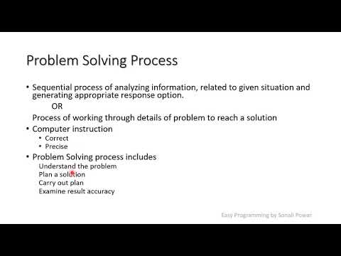 Problem Solving Part 1