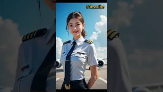 **"Confident in Command: Young Female Pilot Ready for Takeoff"**✈️ #womeninaviation #aviationlovers