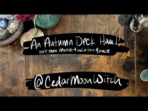 🔮🍂 An Autumn Deck Haul! // 🦄 OOP, Mass Market and Indie acquisitions
