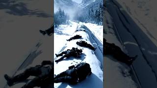 Deadly Attack on Snow Train | Intense Army Battle in Mountains | AI Action Short