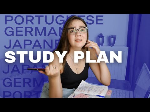 step by step study plan ( language learning study plan )