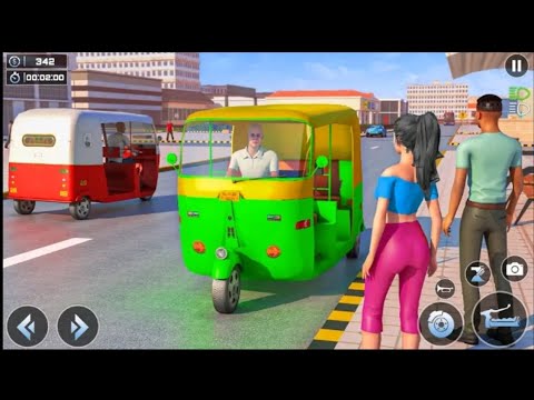 Tuk Tuk Auto Rickshaw GameRickshaw Game Video Android game Gameplay (2023)💯