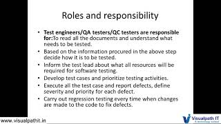 Introduction to Software Testing | Manual Testing Training | Visualpath
